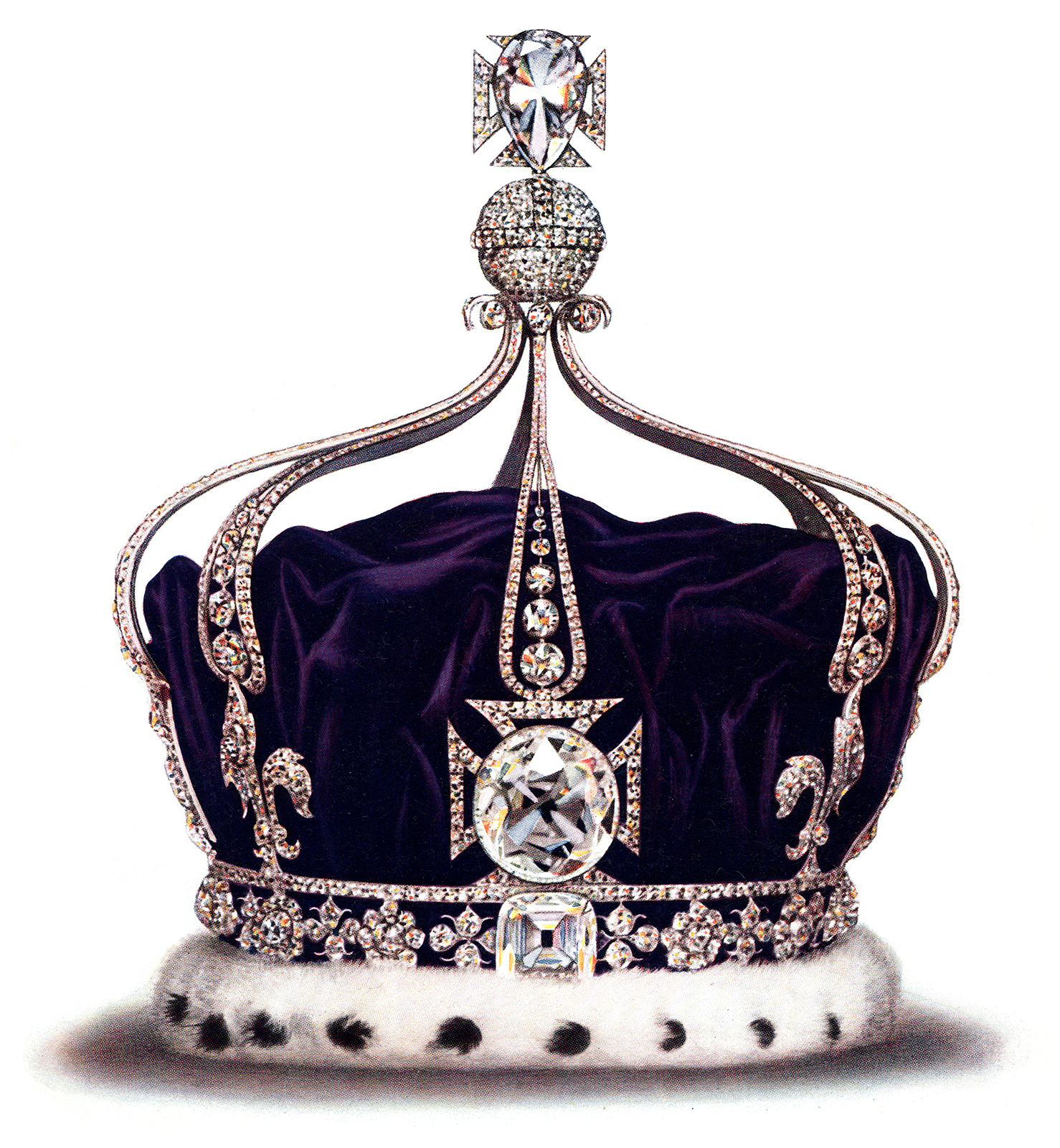 Illustration of Queen Mary's Crown.