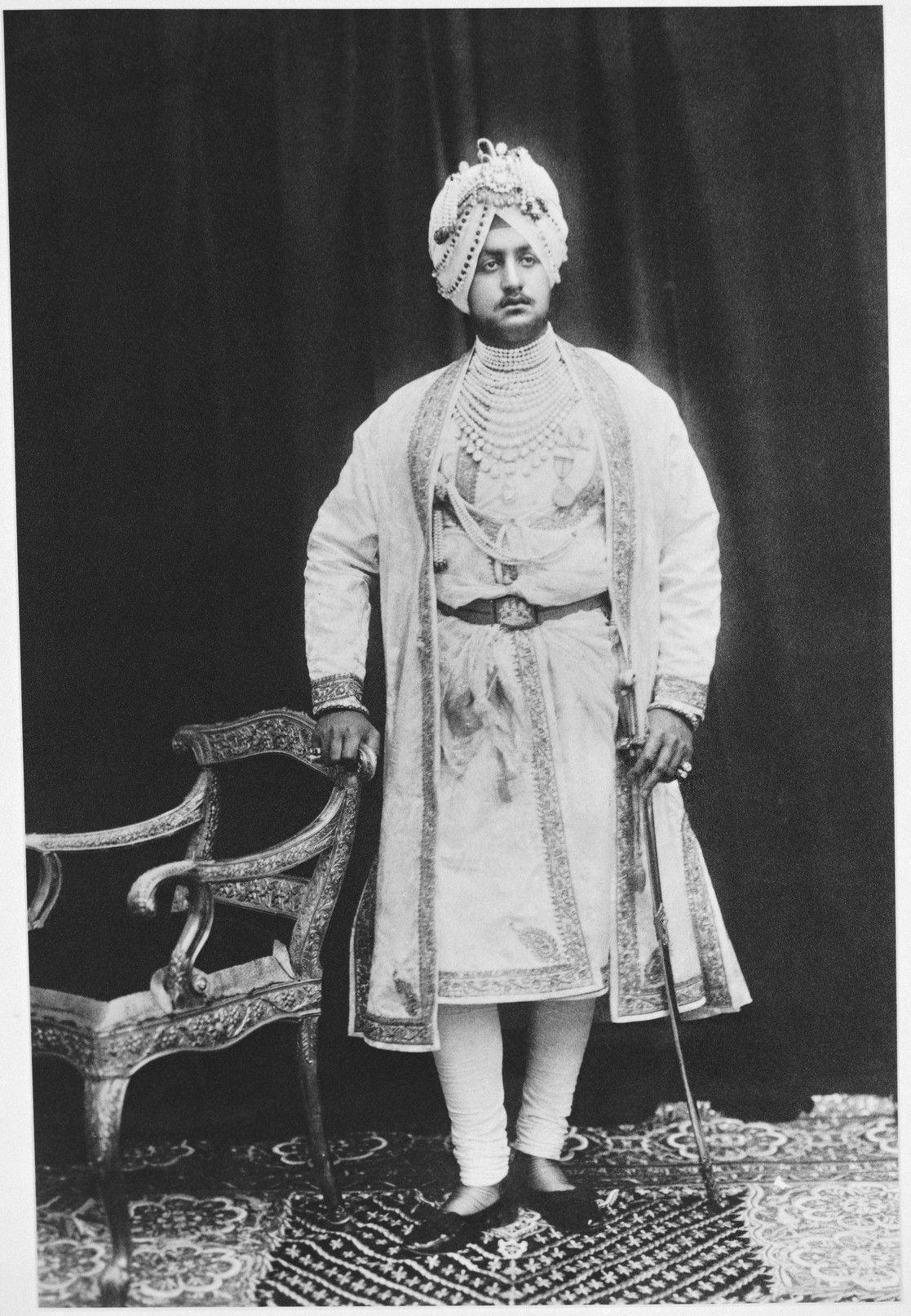 Maharaja Bhupinder Singh of Patiala photographed in 1911.