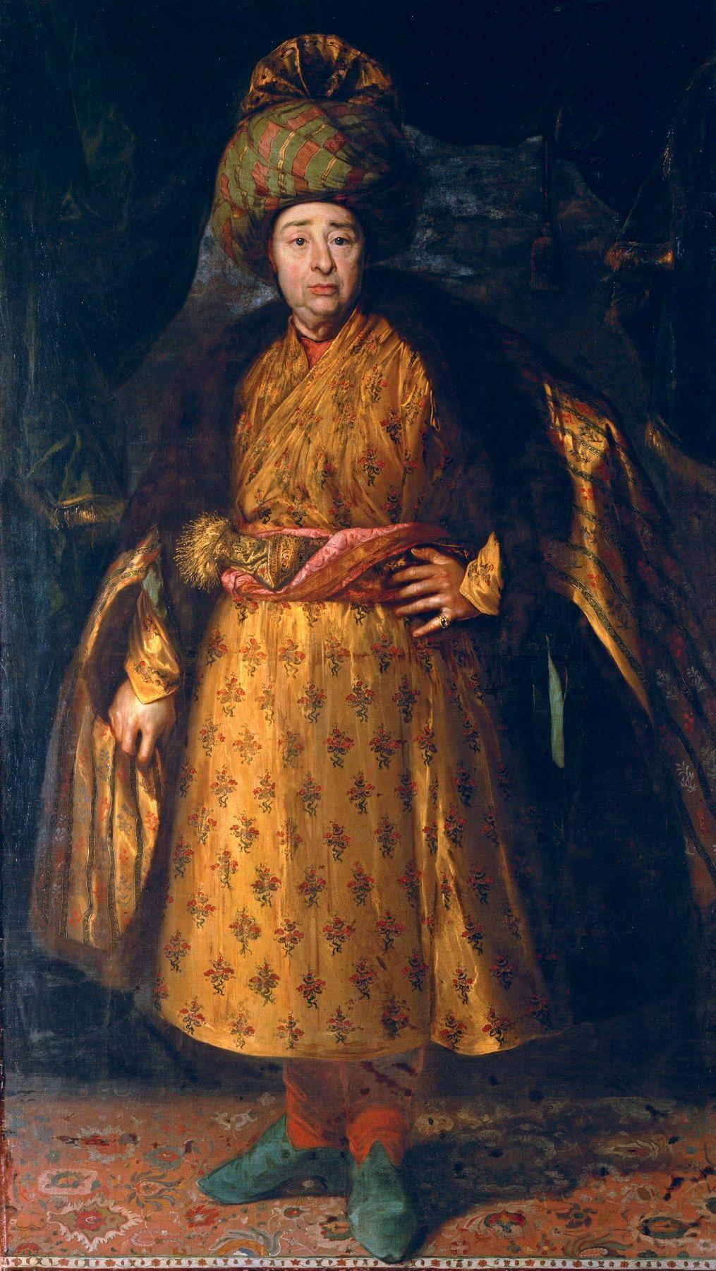 Portrait of Jean-Baptiste Tavernier in Eastern dress.